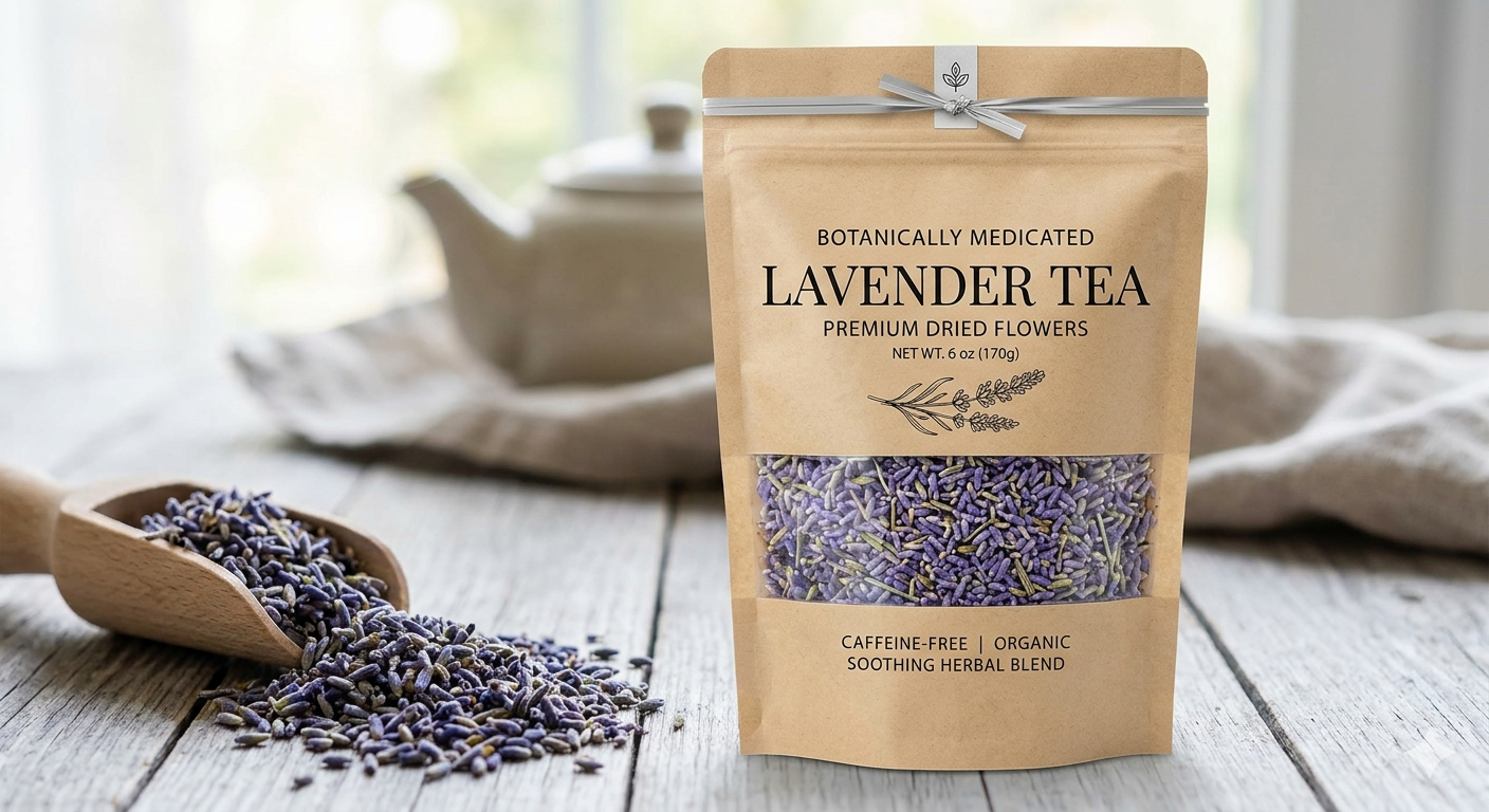 Lavender Flowers (Lavandula angustifolia) dried 6 oz tea Ease the tensions and enjoy sleeping